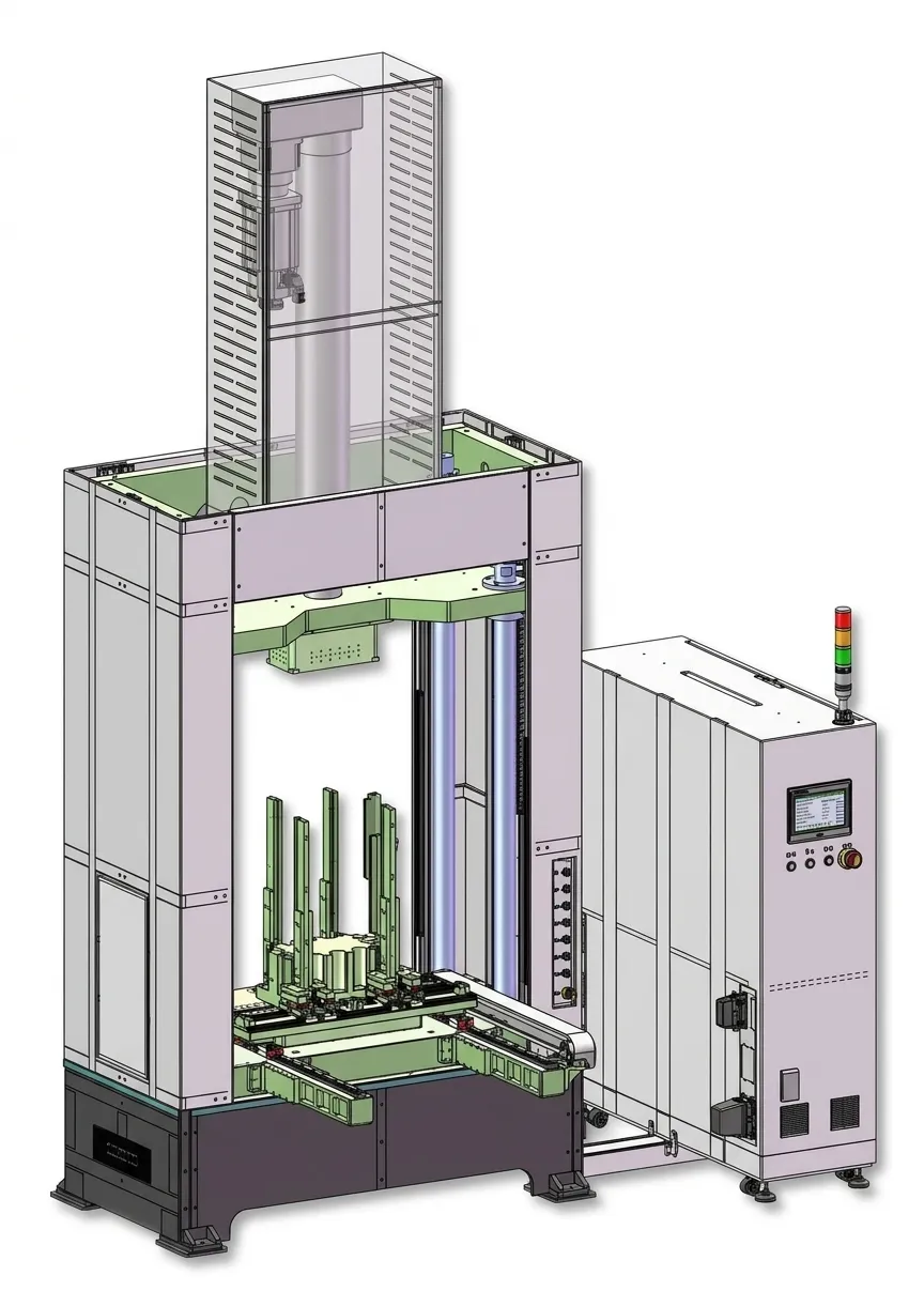 tich hop ro ri tuc thoi tren may lap rap ngan xep pin nhien lieu