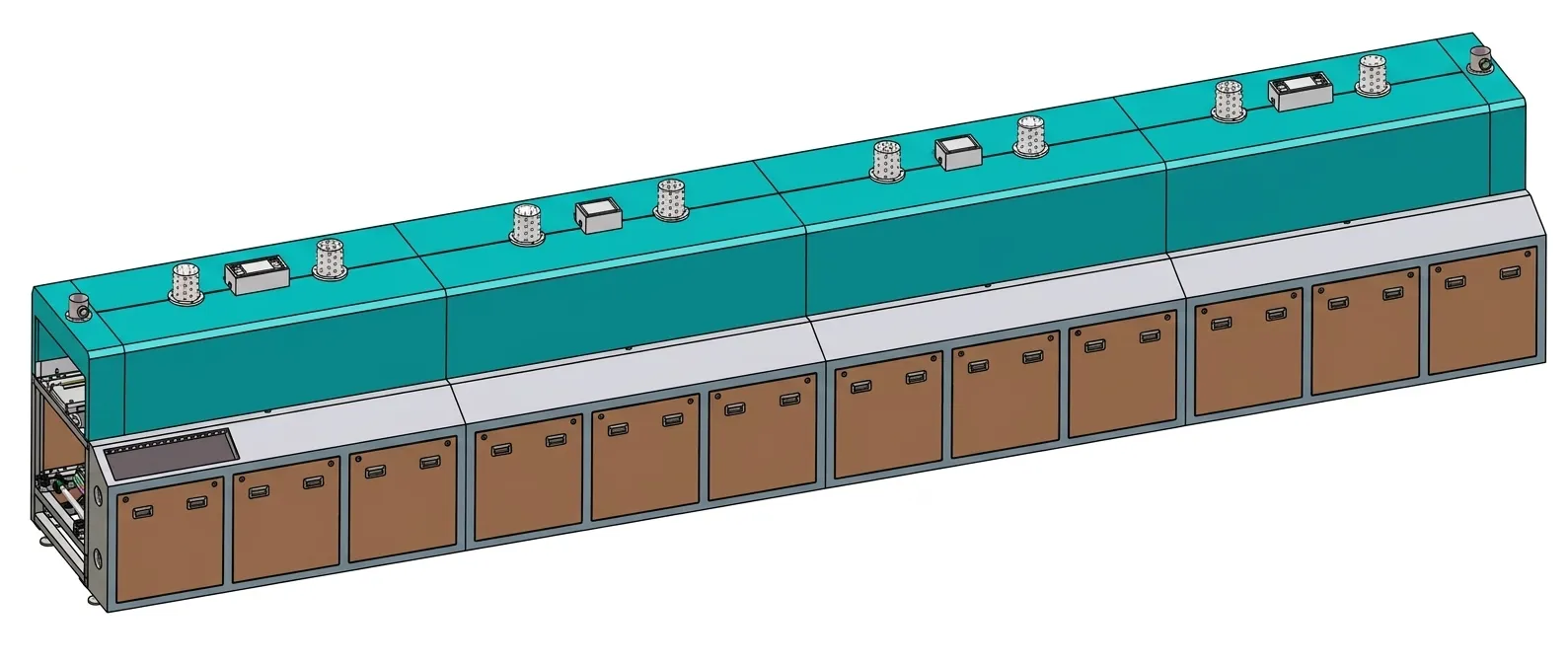 he thong lo say cua day chuyen do keo chan khong